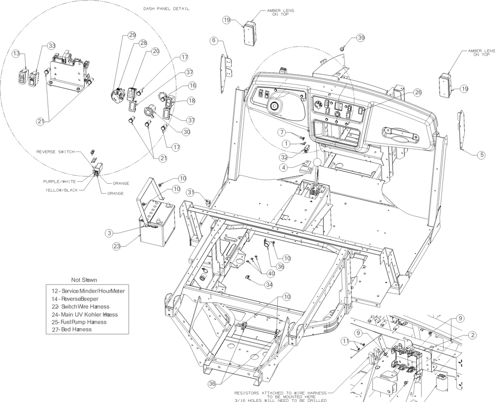 Electrical Diagram and Parts List for WT747EFI (37AM486M010)(2018) Cub Cadet Lawn Tractor Accessories